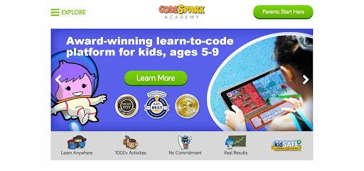 Coding for Kids Platform Codespark Academy